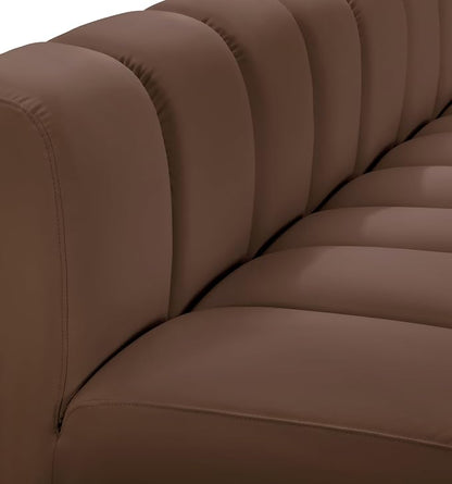 Meridian Furniture 101Brown-S2A Arc Collection Modern | Contemporary Modular - Image 10