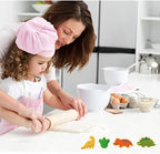 Dinosaur Cookie Cutters Set Small Size Stainless Steel Shaped for Kids Birthday Party Supplies,Footprint,Dinosaur Eggs,different dinosaur shapes.