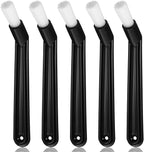 5 PCS Espresso Machine Brush, 6" Length Nylon Head Espresso Brush Coffee Cleaning Brushes Black Coffee Grinder Brushes for Cleaning Espresso-Machines, Grinders