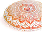 Mandala Floor Pillow Cover Meditation Cushion Seating Throw Hippie Round by EyesofIndia