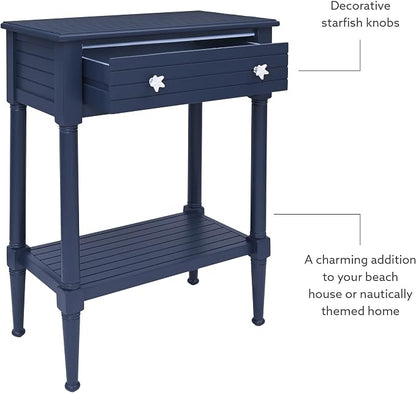 Linon Raleigh Navy Accent Table - Image 12