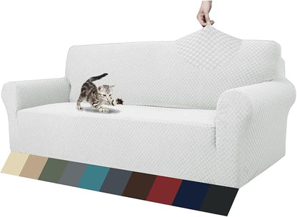 ZNSAYOTX 1 Piece Jacquard Couch Covers by ZNSAYOTX