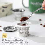 2 Stainless Steel Reusable K Cups for Keurig Coffee Makers - Compatible with K-Express, K-Elite, K-Classic, K-Mini, K-Mini Plus, K-Select, K-Cafe & K-Iced Brewers