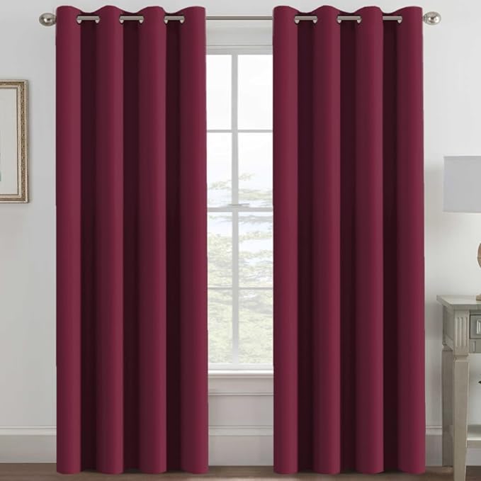 H.VERSAILTEX Light Blocking Blackout Curtains Window Treatment Thermal by HVERSAILTEX