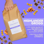Sarasota Coffee Whole Bean Highlander Grogg | Medium Roast Gourmet Flavored Coffee Beans | Low Acid, Mold Free, Specialty Grade Flavored Bulk Beans | 5lb (80 oz)