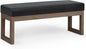 SIMPLIHOME Milltown Large Ottoman Bench by SimpliHome