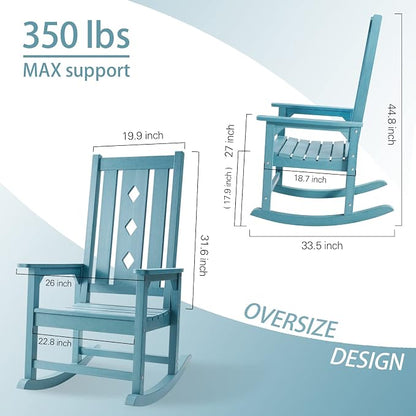 Oversized Rocking Chair, Outdoor Rocking Chair - Image 3