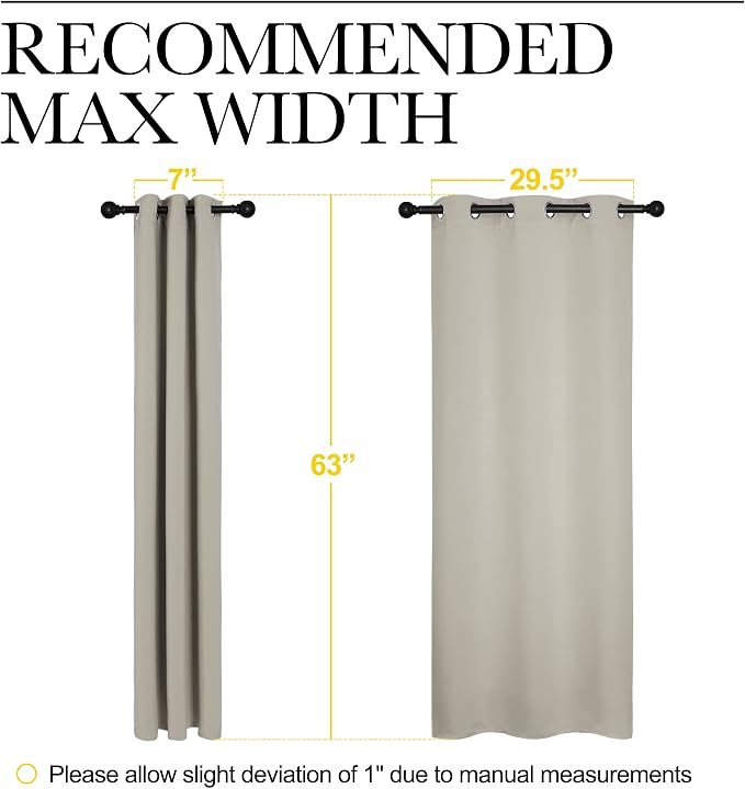 NICETOWN Kitchen Curtains, Short Curtains - Image 7