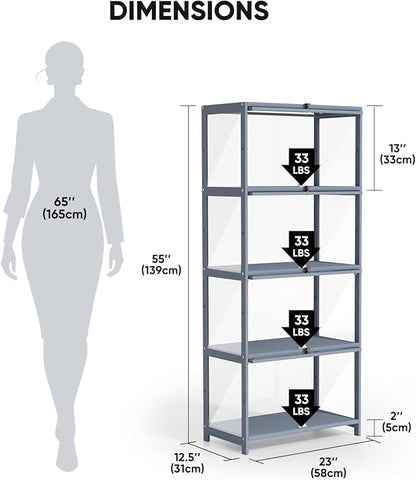 4-Tier Display Case Cabinet - Image 3