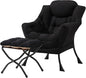 Tiita Lazy Chair with Ottoman, Comfy Leisure Sofa Armchair with Ottoman by TiitaHome