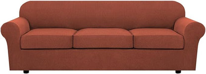 H.VERSAILTEX 4 Piece Stretch Sofa Covers by HVERSAILTEX