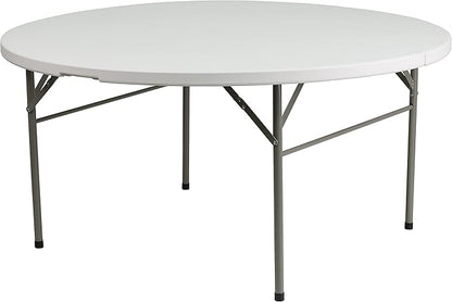 Flash Furniture Scarborough 5' Round Plastic Folding Table by FlashFurniture