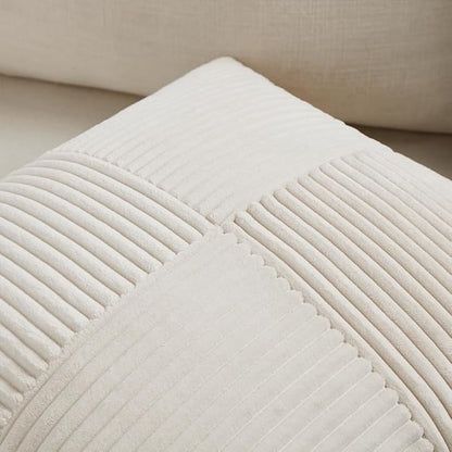 Fancy Homi 2 Packs Boho Cream Decorative Throw Pillow Covers 18x18 Inch - Image 3