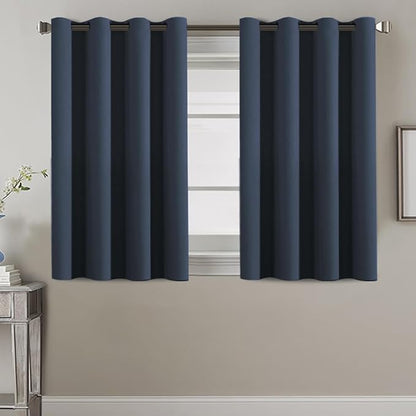 H.VERSAILTEX Blackout Curtain for Living Room Small Window Kitchen Blackout by HVERSAILTEX
