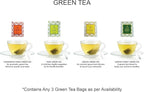 Octavius Assorted Tea Gift Set | 6 Assorted Black & Green Teas | 30 Teabags | Wooden Tea Sampler Pack w/Tile Motif Design | Pack of 2 | Mothers Day Tea Gift Box
