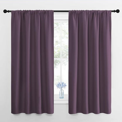 NICETOWN Blackout Curtains for Living Room, 2 Panels, 42 by 63, Darkening by NICETOWN