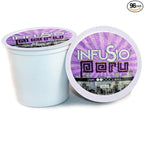 InfuSio Coffee Pods 96 Count Peru Medium Light Roast Single serve Coffee pods for Keurig K Cup® Brewers - InfuSio Premium Roasted Keurig 2.0 Compatible