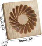 Wooden Cookie Biscuit Mold, 3D Baking Mold, Embossing Craft Decorating Baking Tool, Suitable for Halloween Thanksgiving Christmas Kitchen DIY (Shape E 10 * 10 * 2)