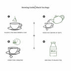 Sancha Tea Boutique, Cardamom Masala Chai, 25 Pyramid Tea Bags, Premium Assam Black Tea with Real Cardamom, Authentic Spiced Chai Latte, No Artificial Flavours