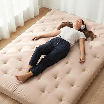 ZonLi Japanese Floor Futon Mattress Full Size 75"x 54", 100% Cotton Cover 2.5'' by Zonli