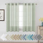 H.VERSAILTEX Linen Curtains Natural Linen Blended Curtain Panels by HVERSAILTEX