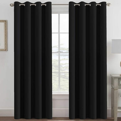 H.VERSAILTEX Blackout Curtains for Bedroom Black Out Curtains 102 inch Thermal by HVERSAILTEX