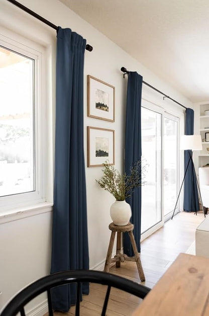 Linen Textured Total Blackout Curtains - Image 5