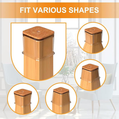 24 Pcs Chair Leg Floor Protectors - Image 2