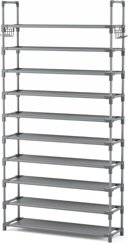 VTRIN 10 Tiers Shoe Rack Tall Large Capacity Wide Shoe Organizer Sturdy Shoe - Image 8