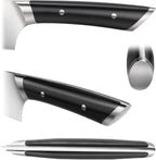 Cangshan HELENA Series German Steel Forged 2-Piece Carving Set (Black)