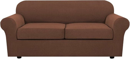 H.VERSAILTEX 3 Piece Stretch Sofa Covers by HVERSAILTEX