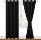 Blackout Curtains for Bedroom, 52 x 96 Inches Long, 2 Panels, Window Curtains by Hiasan