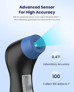 Forehead Thermometer for Adults and Kids, Digital Touchless Thermometer for Baby, Infants and Toddlers, 3 Color Fever Alarm,1s Fast Accurate Reading, Non Contact