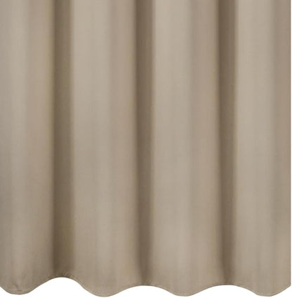 Blackout Curtains 66 x 95 inch/Khaki Curtains Set of 2 Panels/Thermal Insulated - Image 8