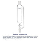 Labasics 500 ml Pressure Equalizing Addition Funnel, Borosilicate Glass Dropping Funnel 24/40 Joint with PTFE Stopcock for Laboratory