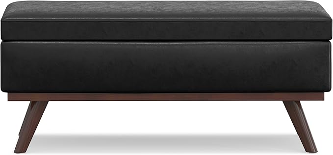 SIMPLIHOME Owen Lift Top Coffee Table Storage Ottoman - Image 6