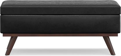 SIMPLIHOME Owen Lift Top Coffee Table Storage Ottoman - Image 6