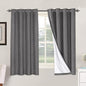 H.VERSAILTEX Linen Blackout Curtains 63 Inches Long 100% Absolutely Blackout by HVERSAILTEX