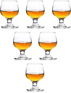 Shot Glasses, 5oz Glass Set of 6/Clear Glasses/Cute Glasses/Perfect for Tasting Brandy/Glass Snifters, 6 Count (Pack of 1)