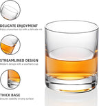 KAMMAK Shot Glasses Set of 2, 100ml/3.3oz Clear Espresso Shot Glass with Heavy Base for Bar Restaurants Home, Small Whiskey Shot Glass for Vodka, Whiskey, Tequila, Spirits & Liquors
