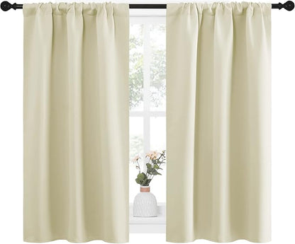 NICETOWN Kitchen Curtains, Short Blackout Curtains & Drapes, Small Window - Image 2
