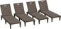 Greesum Outdoor Chaise Lounge Chairs Set of 4 by BuynowfromGreesum