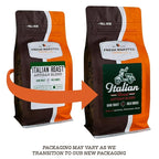 Fresh Roasted Coffee, Italian Roast, 12 oz, Dark, Kosher, Ground
