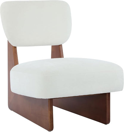 GDFStudio Upholstered Armless Accent Chairs Set of 2 Modern Side Chair - Image 7