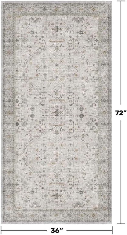 Boho 3x6 Large Bathroom Rug - Image 2