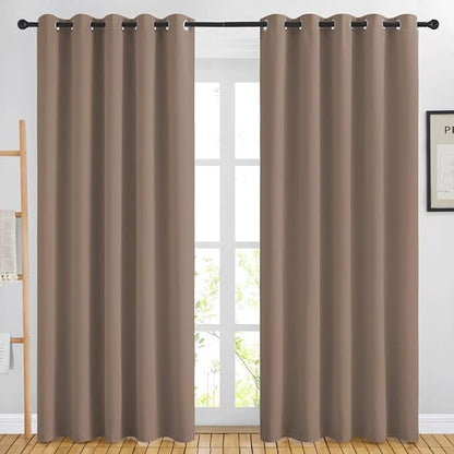 NICETOWN Blackout Curtains 84 inch Length 2 Panels Set by NICETOWN