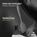 Kitchen Mama WaltzGrip Platinum Silicone Scraping Spatula: Heat Resistant, Seamless, Non Stick for Frying Pan Cookware, Safe, Flexible Bowl Scraper - Ideal for Mixing, Baking, Stirring (Metal Gray)