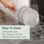 Ultra Cuisine Heavy Duty 100% Stainless Steel Cooling Rack for Cooking and Baking - Baking Rack & Wire Cooling Rack - Fits Half Sheet and Quarter Sheet Pans - 11.5''x16.5'' and 8.5''x12''