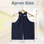 HANEE Cotton Aprons for Women and Men | Cross-Back Apron with Pockets