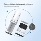 GLACIER FRESH Water Pitcher Filter Replacement for LS Home Dispenser and Pitcher Systems, Reduces Chlorine Taste and Odor, 2 Membrane Micro and 4 Activated Carbon + Ion Exchange